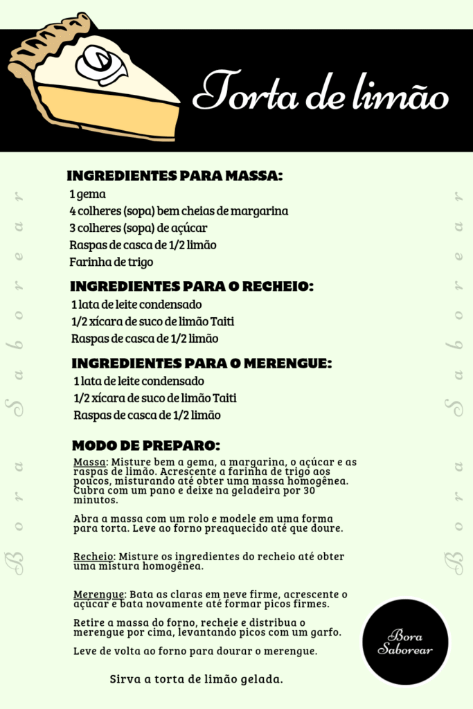 torta de limão